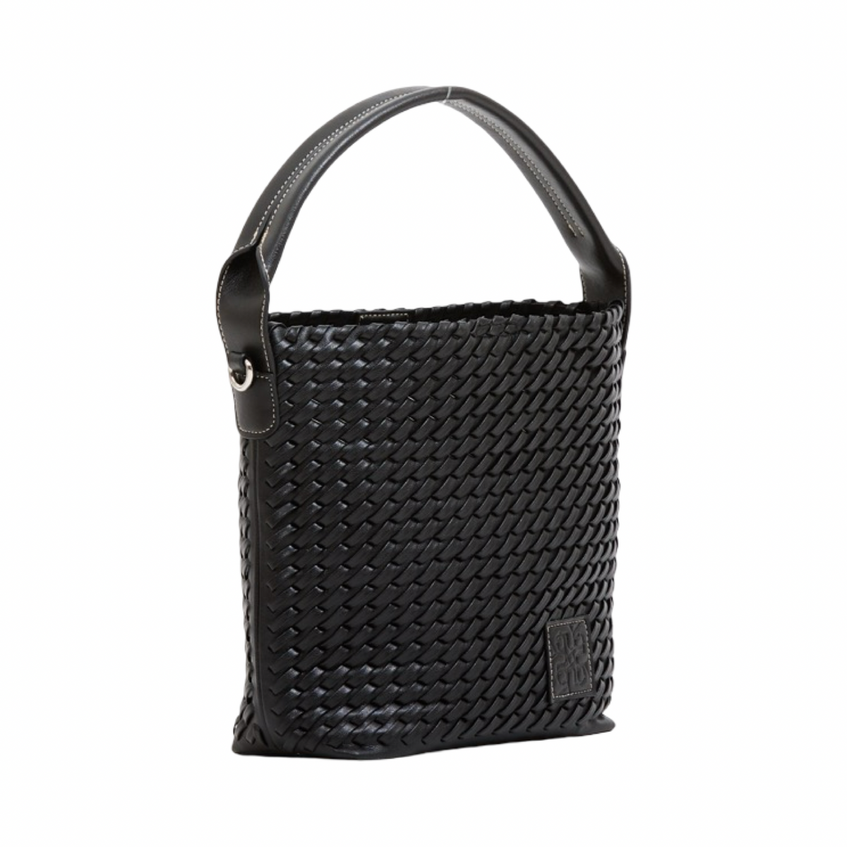 Urban Weave – Woven Tote Bag S – Black