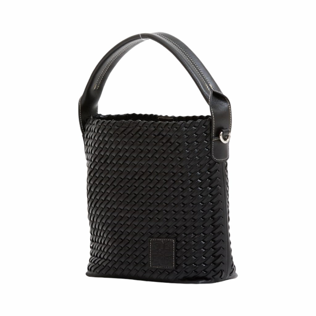 Urban Weave – Woven Tote Bag S – Black