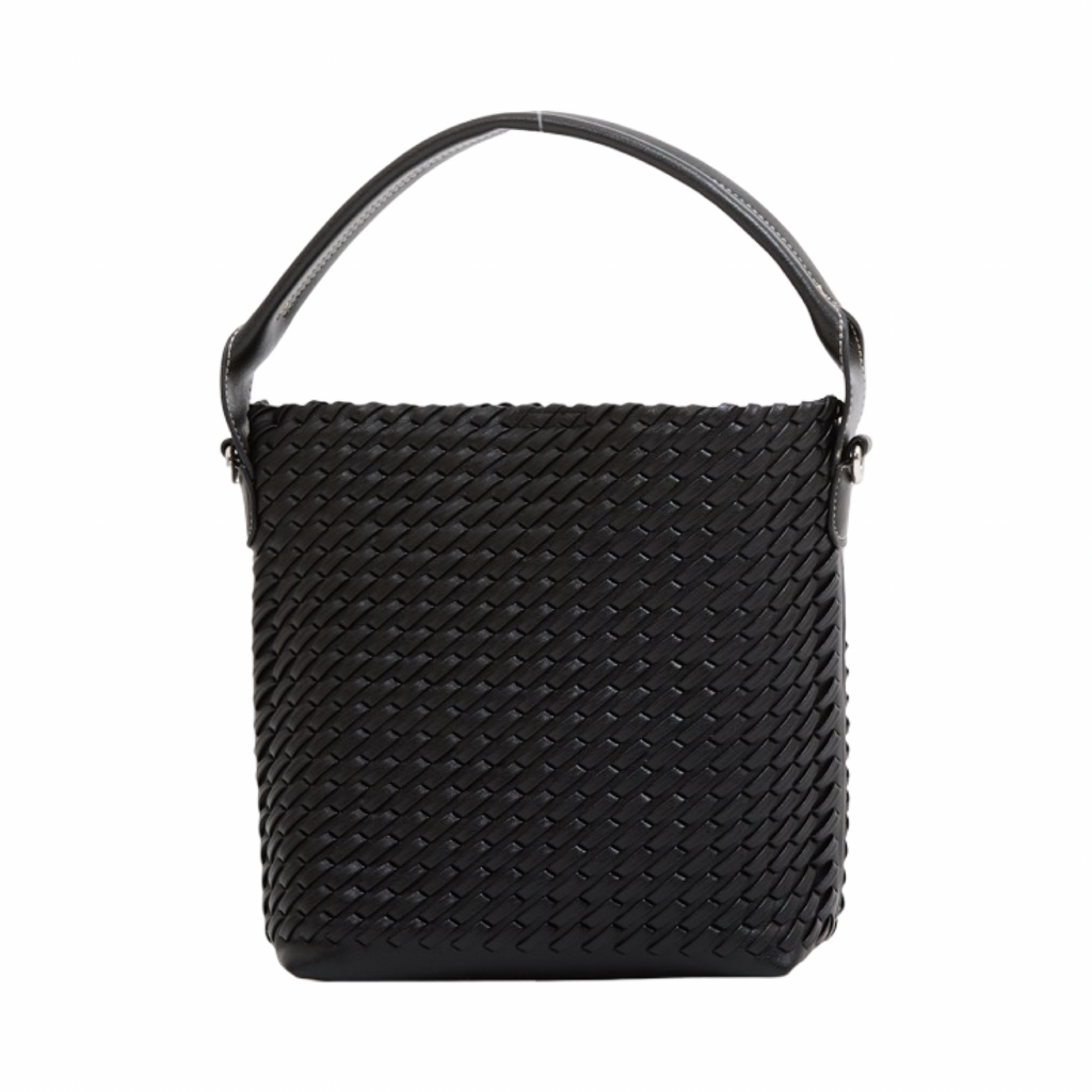 Urban Weave – Woven Tote Bag S – Black