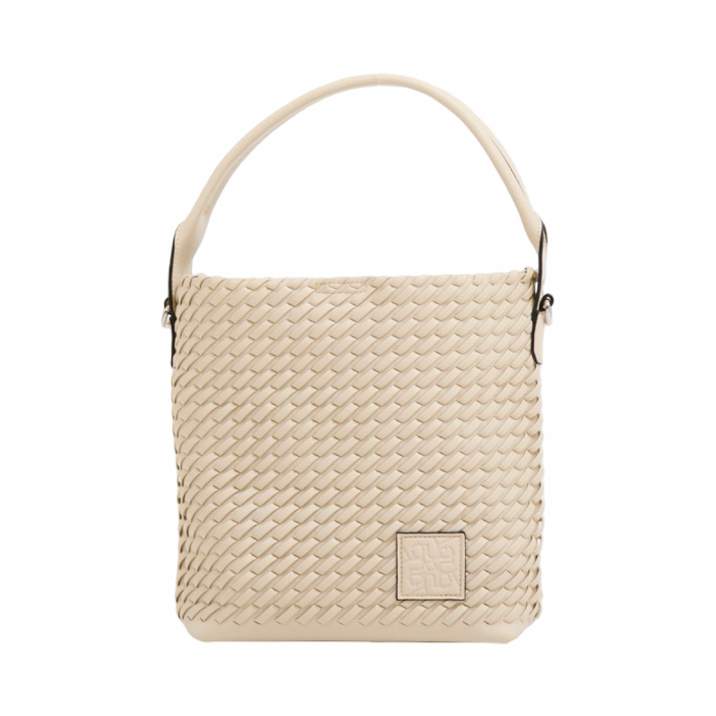 Urban Weave – Woven Tote Bag S – Beige