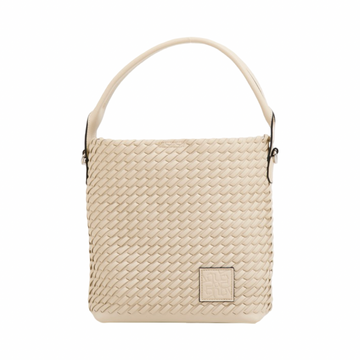 Urban Weave – Woven Tote Bag S – Beige