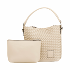 Urban Weave – Woven Tote Bag S – Beige