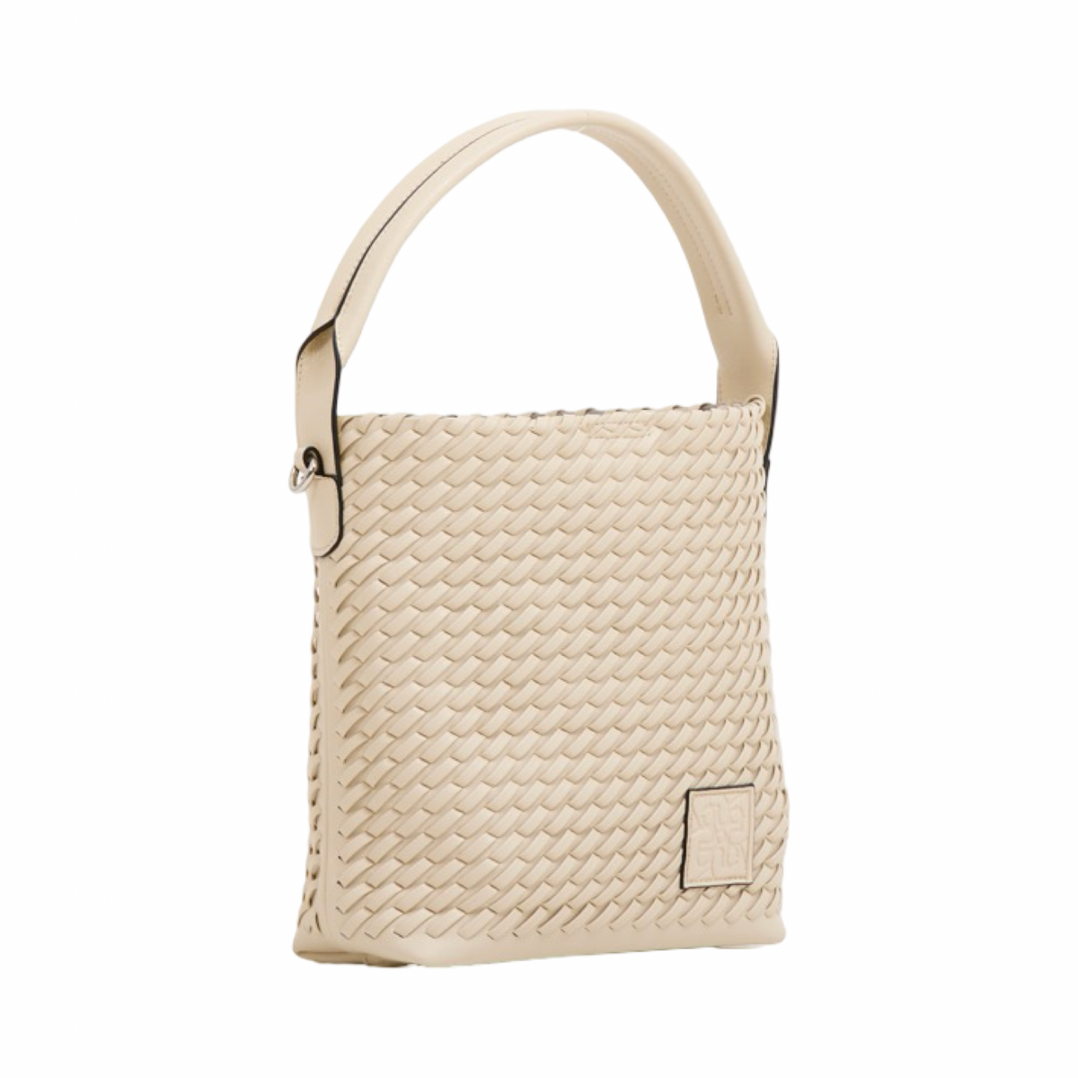 Urban Weave – Woven Tote Bag S – Beige