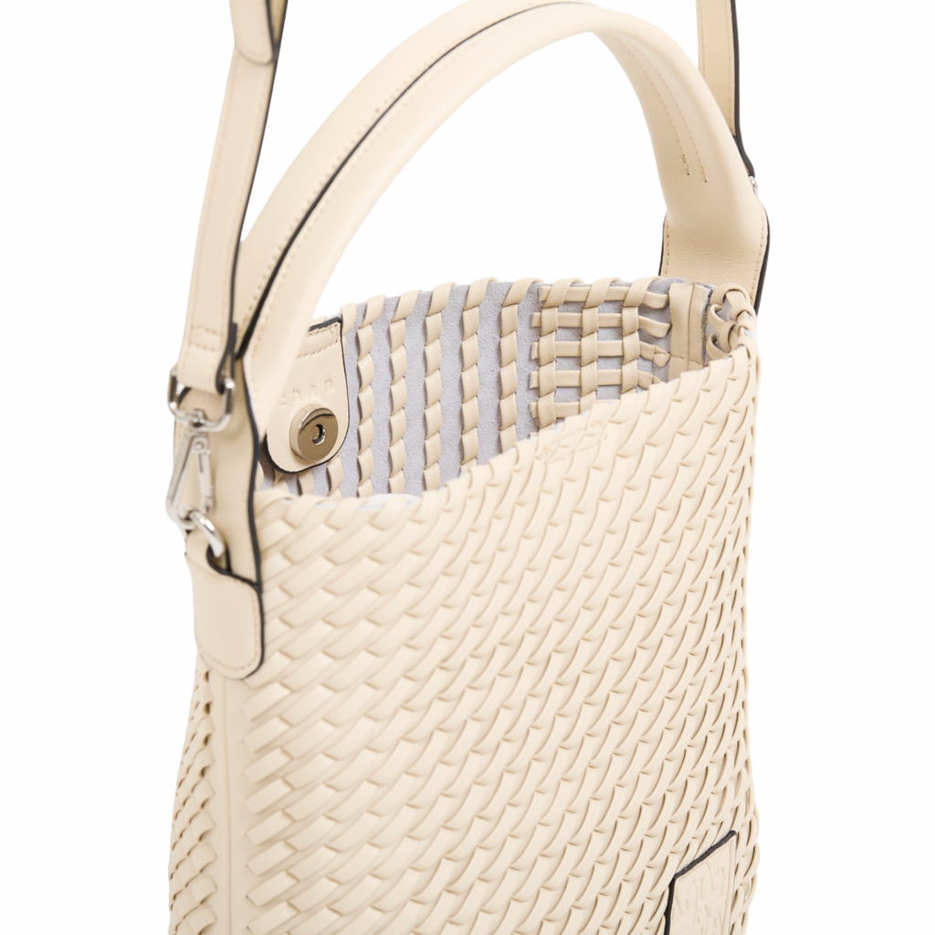Urban Weave – Woven Tote Bag S – Beige