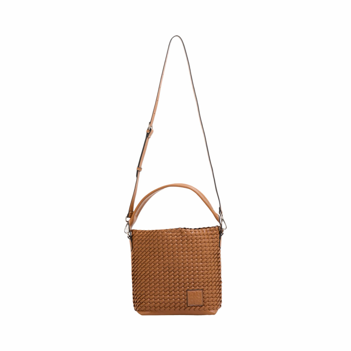 Urban Weave – Woven Tote Bag S – Brown