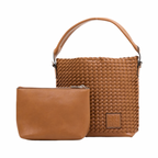 Urban Weave – Woven Tote Bag S – Brown