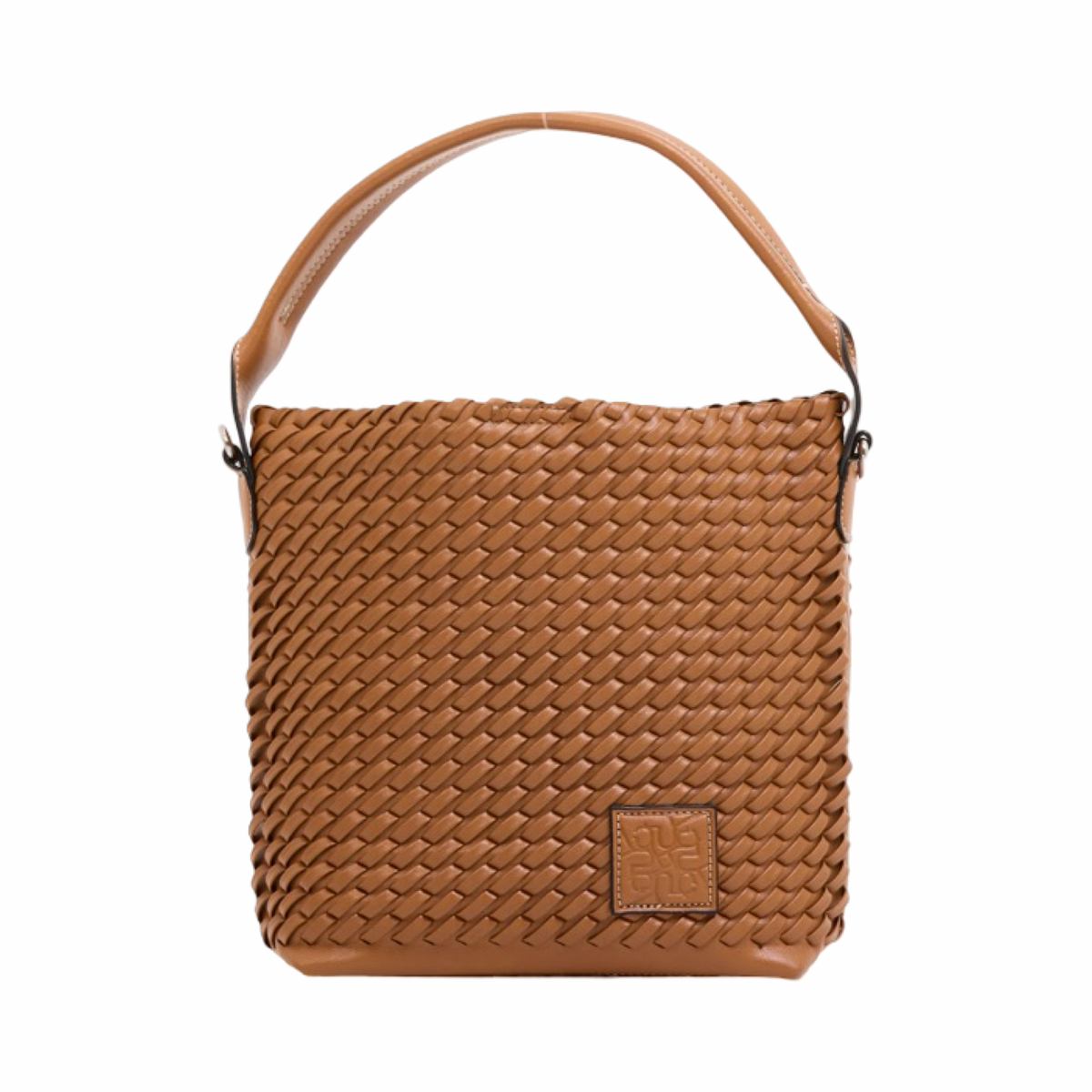 Urban Weave – Woven Tote Bag S – Brown
