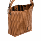 Urban Weave – Woven Tote Bag S – Brown