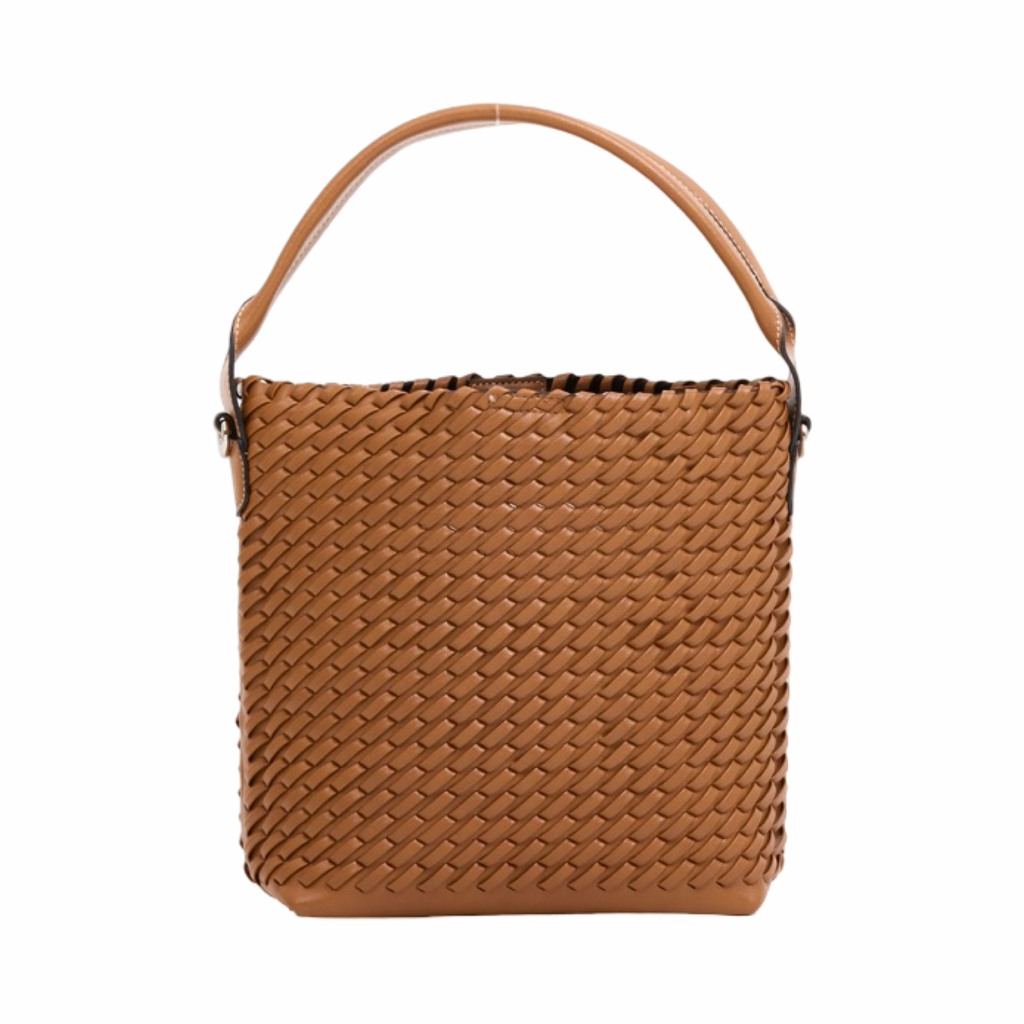 Urban Weave – Woven Tote Bag S – Brown