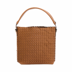 Urban Weave – Woven Tote Bag S – Brown