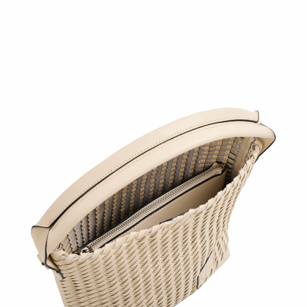 Urban Weave – Woven Tote Bag S – Beige