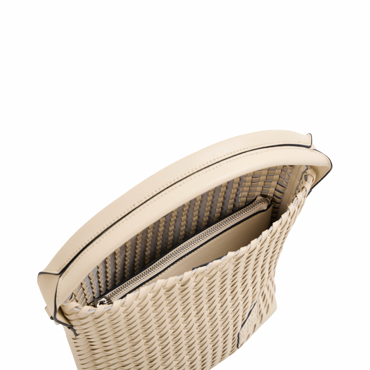 Urban Weave – Woven Tote Bag S – Beige