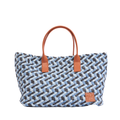 Signature Weave – Indigo Braided Tote Bag – Blue