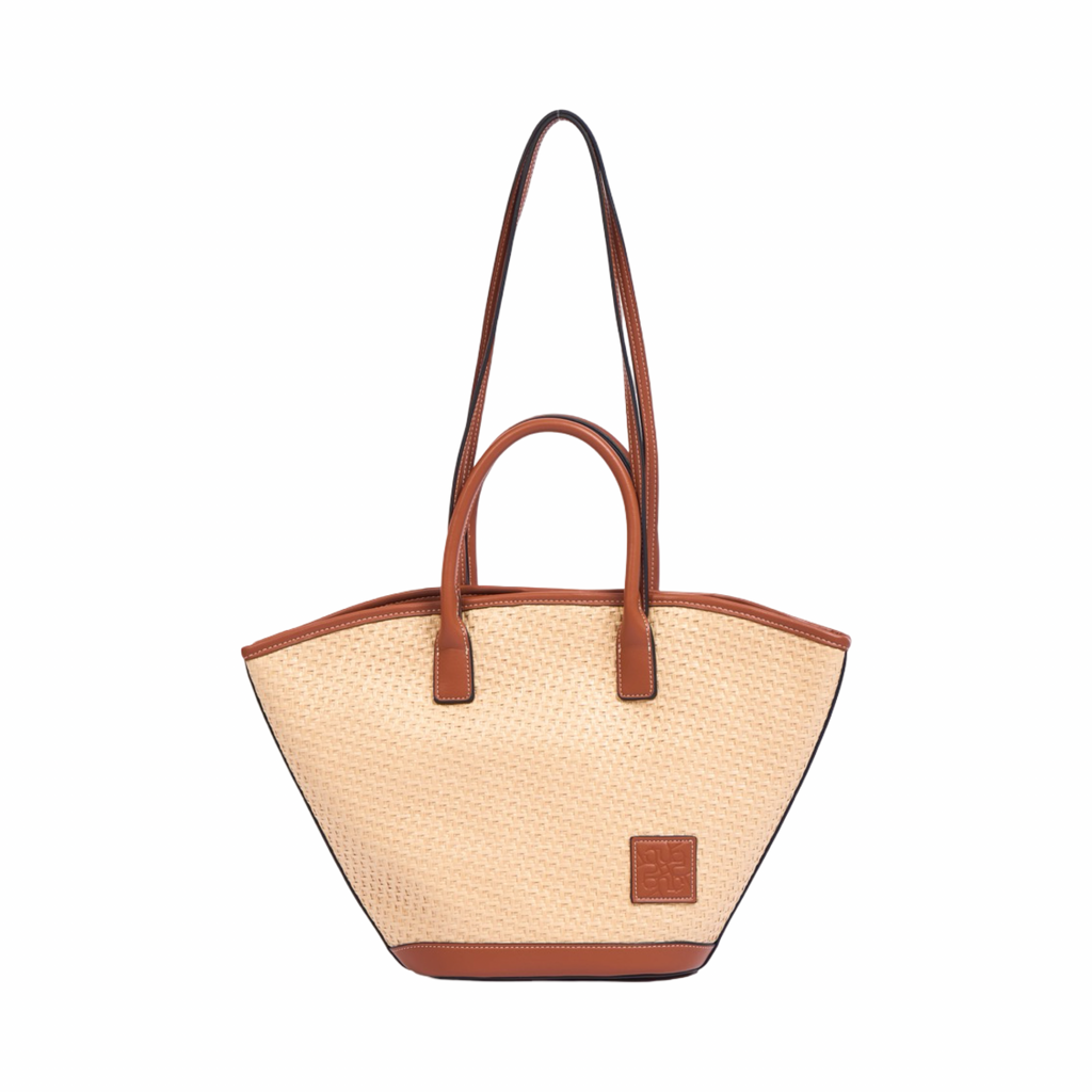 Artisan Vovage – Straw Shoulder Bag – Brown
