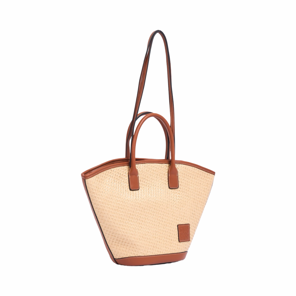 Artisan Vovage – Straw Shoulder Bag – Brown