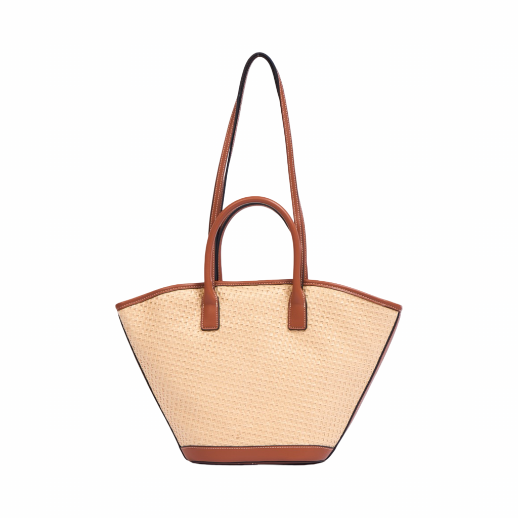 Artisan Vovage – Straw Shoulder Bag – Brown