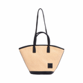 Artisan Vovage – Straw Shoulder Bag – Black