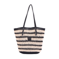 Everyday Earth – Striped Tote Bag – Black