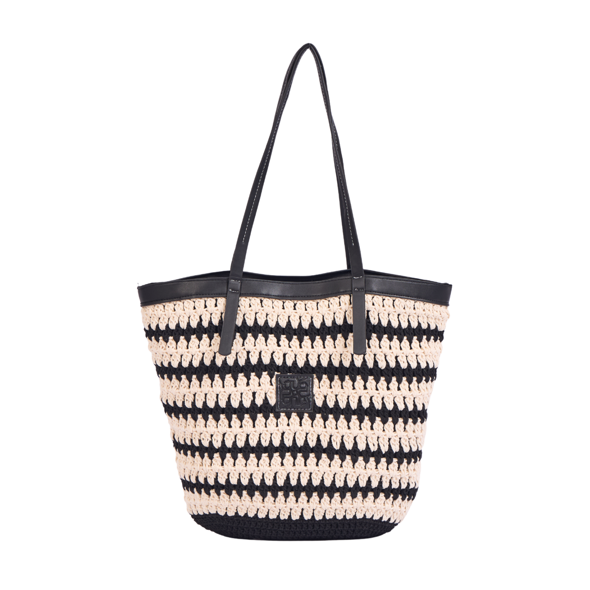 Everyday Earth – Striped Tote Bag – Black