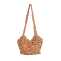Everyday Earth – Mini Knit Shoulder Bag – Brown