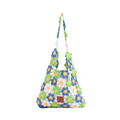 Everyday Earth – Floral Knit Mini Tote – Blue