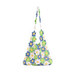 Everyday Earth – Floral Knit Mini Tote – Blue