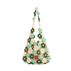 Everyday Earth – Floral Knit Mini Tote – Green