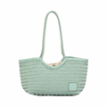 Artisan Leather – Woven Leather Tote Bag M – Blue