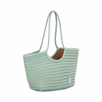 Artisan Leather – Woven Leather Tote Bag L – Blue