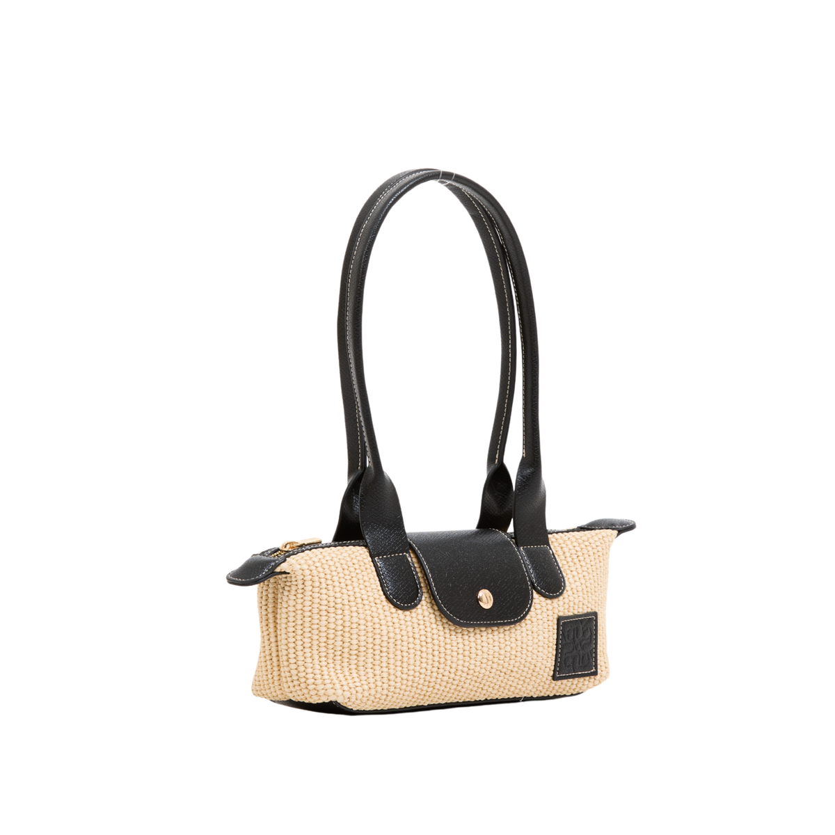 Resort Weave – Mini Shoulder Bag – Black