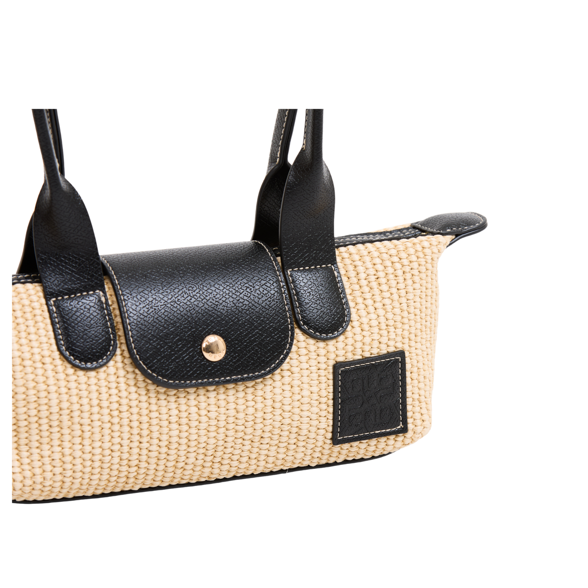 Resort Weave – Mini Shoulder Bag – Black