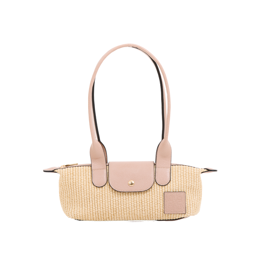 Resort Weave – Mini Shoulder Bag – Beige