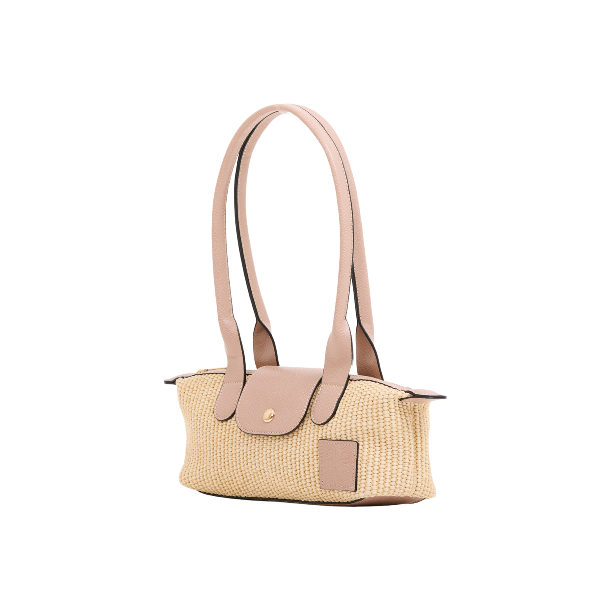 Resort Weave – Mini Shoulder Bag – Beige