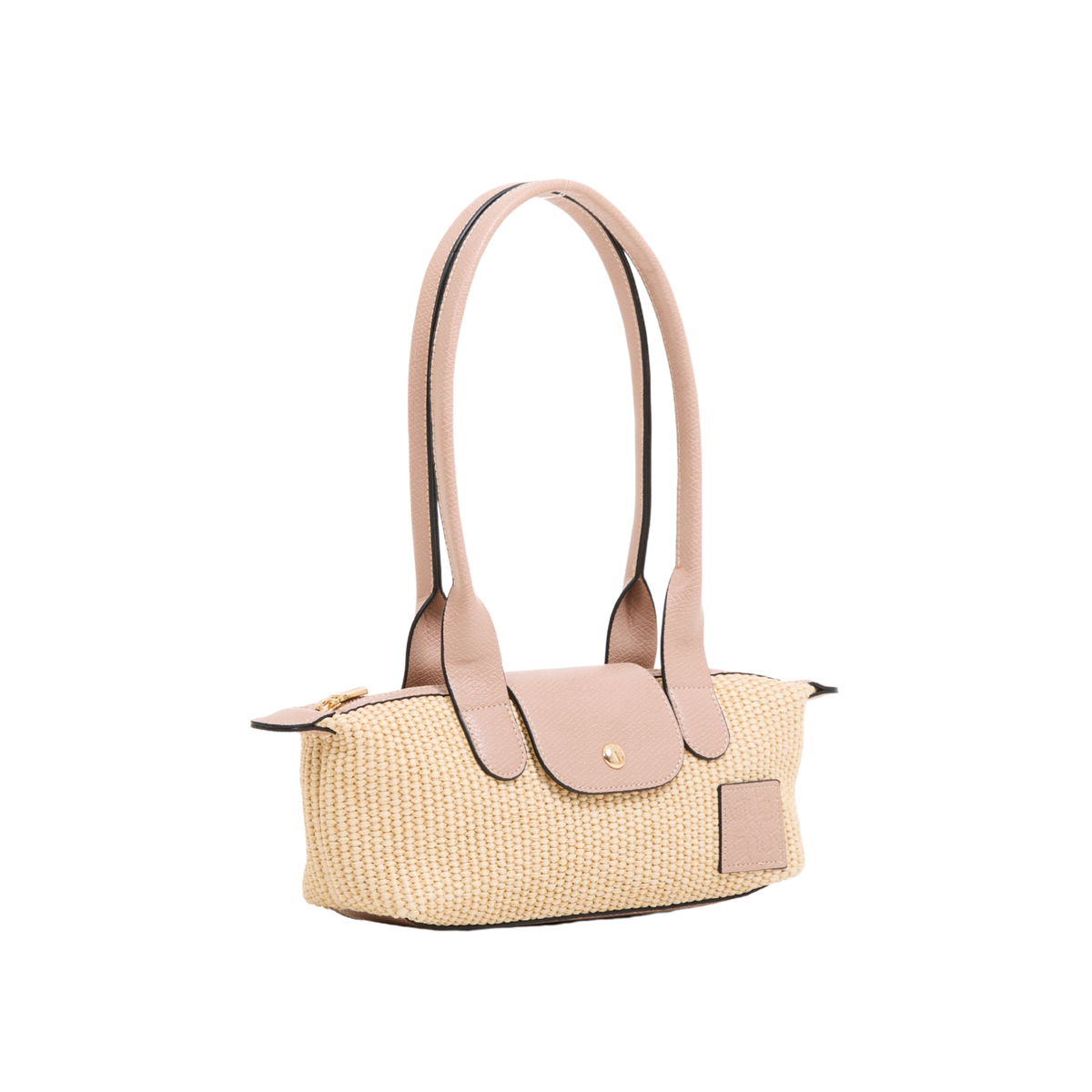 Resort Weave – Mini Shoulder Bag – Beige