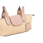 Resort Weave – Mini Shoulder Bag – Beige