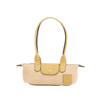 Resort Weave – Mini Shoulder Bag – Yellow