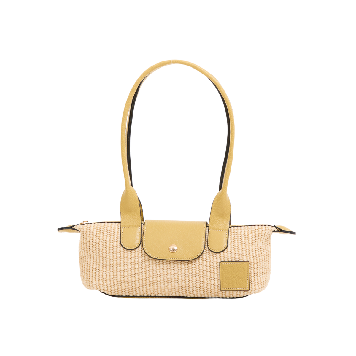 Resort Weave – Mini Shoulder Bag – Yellow