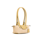 Resort Weave – Mini Shoulder Bag – Yellow