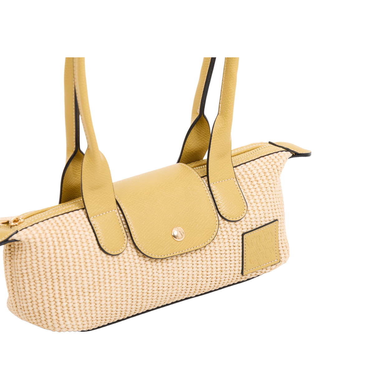 Resort Weave – Mini Shoulder Bag – Yellow