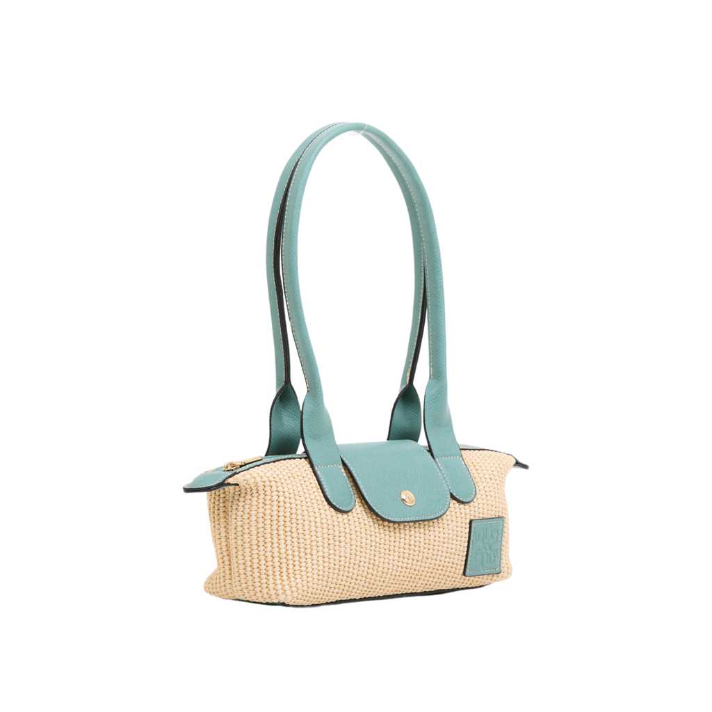Resort Weave – Mini Shoulder Bag – Mint