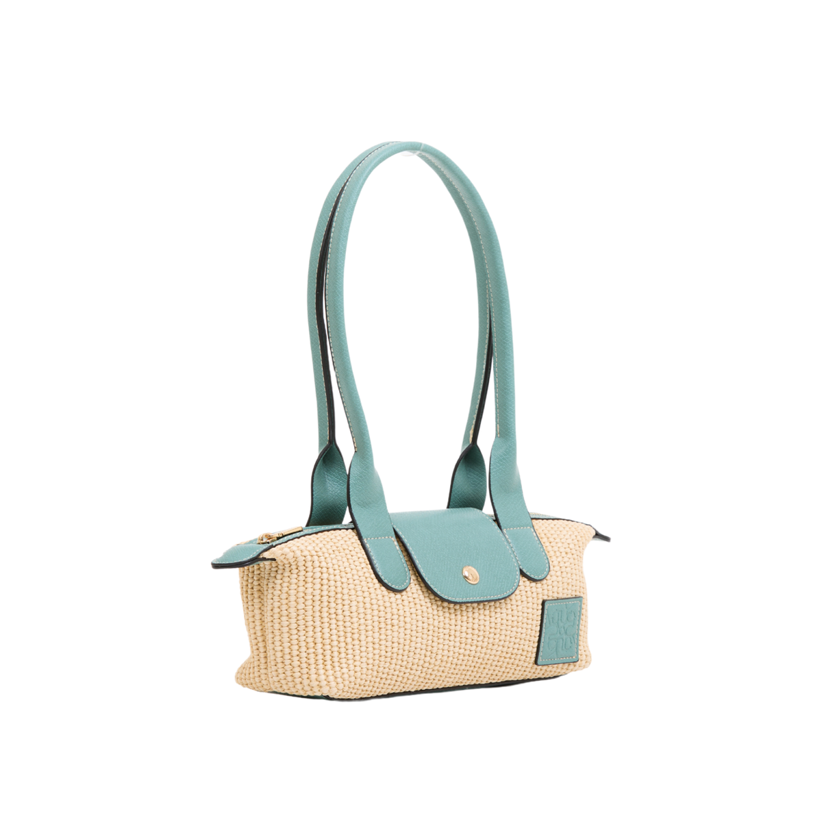 Resort Weave – Mini Shoulder Bag – Mint