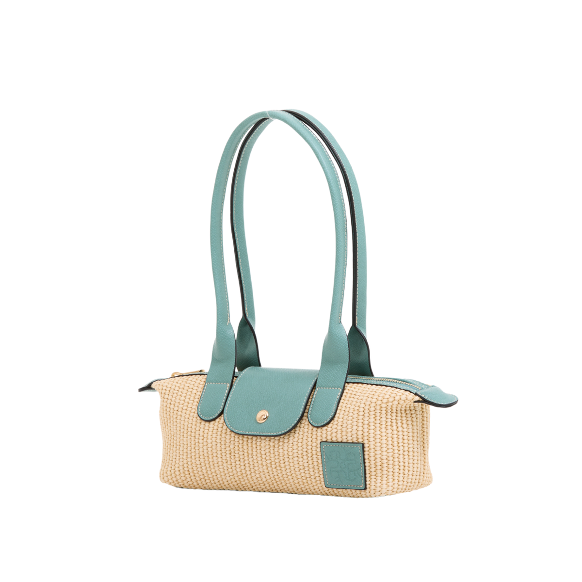 Resort Weave – Mini Shoulder Bag – Mint