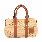 Artisan Vovage – Boston Shoulder Bag – Brown