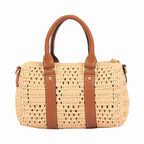 Artisan Vovage – Boston Shoulder Bag – Brown