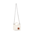 Signature Weave – Hobo Crossbody Bag S – White