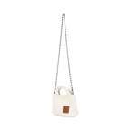 Signature Weave – Hobo Crossbody Bag S – White