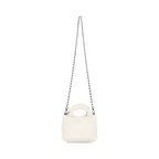 Signature Weave – Hobo Crossbody Bag S – White