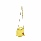 Signature Weave – Hobo Crossbody Bag S – Yellow
