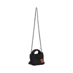 Signature Weave – Hobo Crossbody Bag S – Black