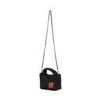 Signature Weave – Hobo Crossbody Bag S – Black